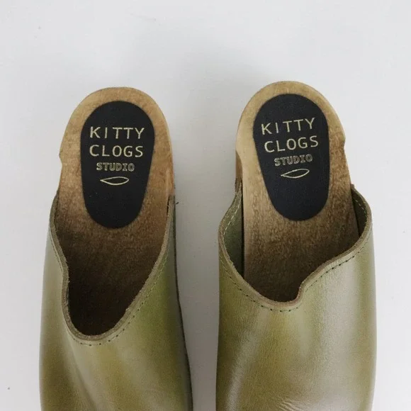 Kit + Clogs Studio Low Klassisk Sol Clog Sandals Aloe Green 38 - Picture 6 of 11